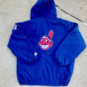 Vintage MLB Cleveland Indians Stater Jacket